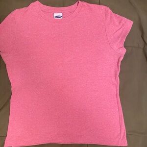Soft Pink Cotton Tee